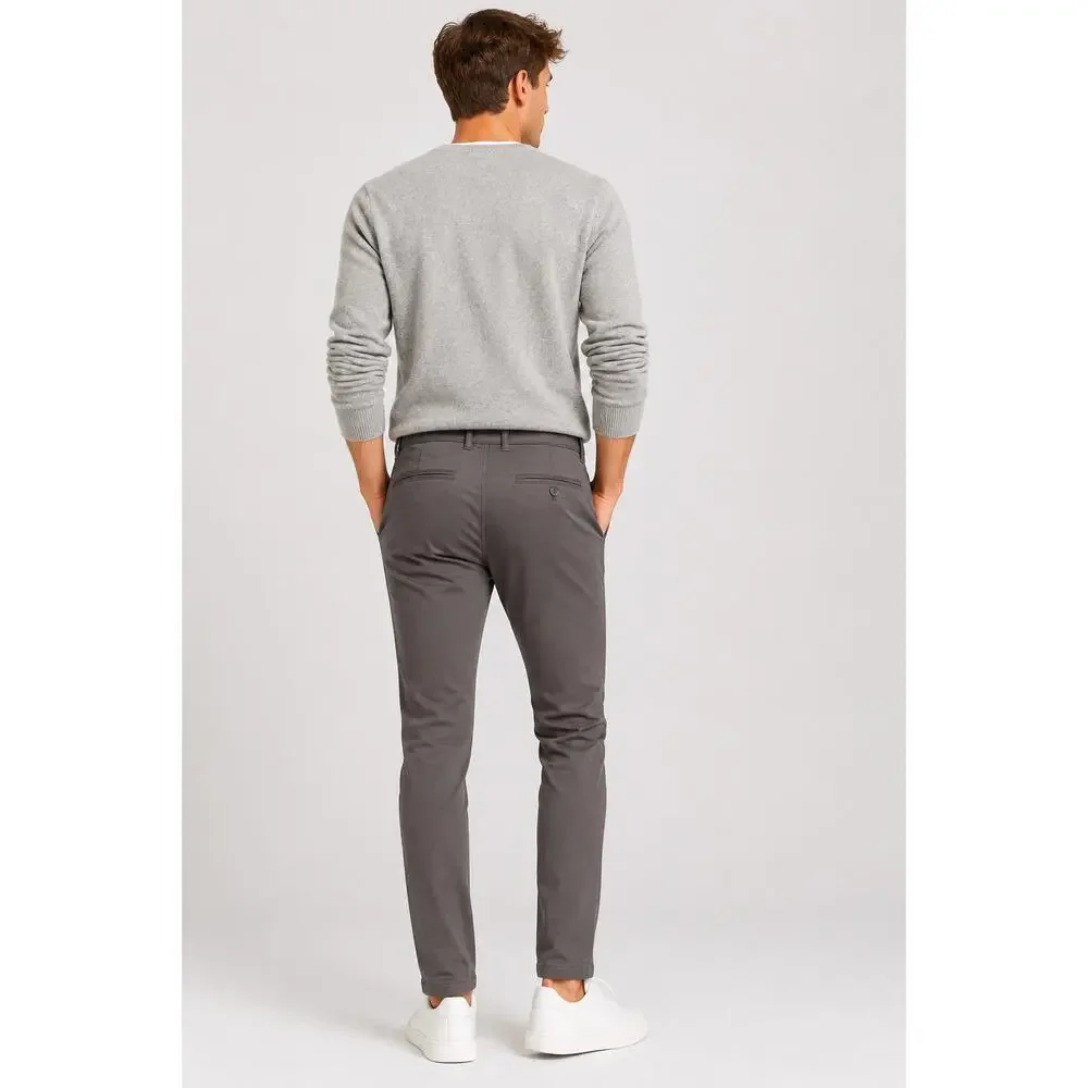 J Crew Mens 250 Skinny Fit Pant Stretch Chino Pants Size 29 x 32 Grey New